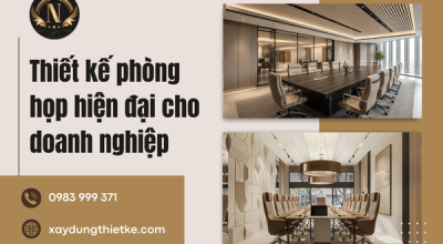 Thiết kế phòng họp hiện đại cho doanh nghiệp
