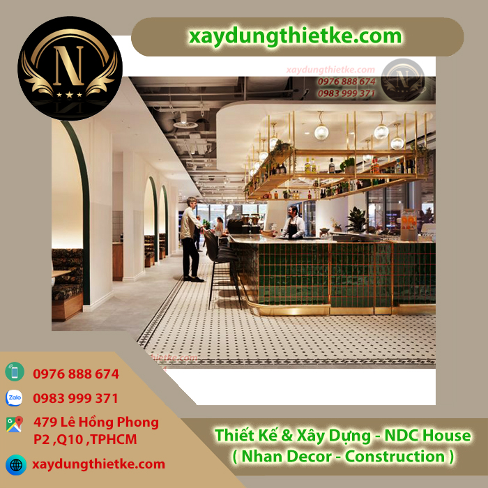Vật Liệu Kim Loại Trong Thiết Kế Quán Cafe