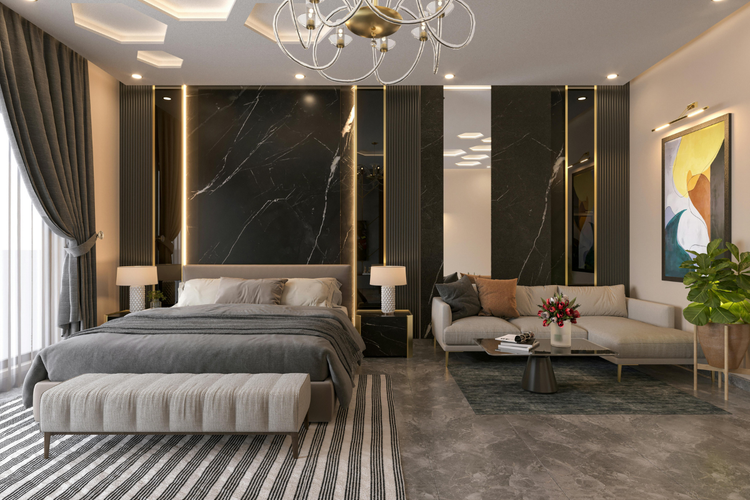Phòng ngủ ưu tiên sự tiện nghi và lưu trữ