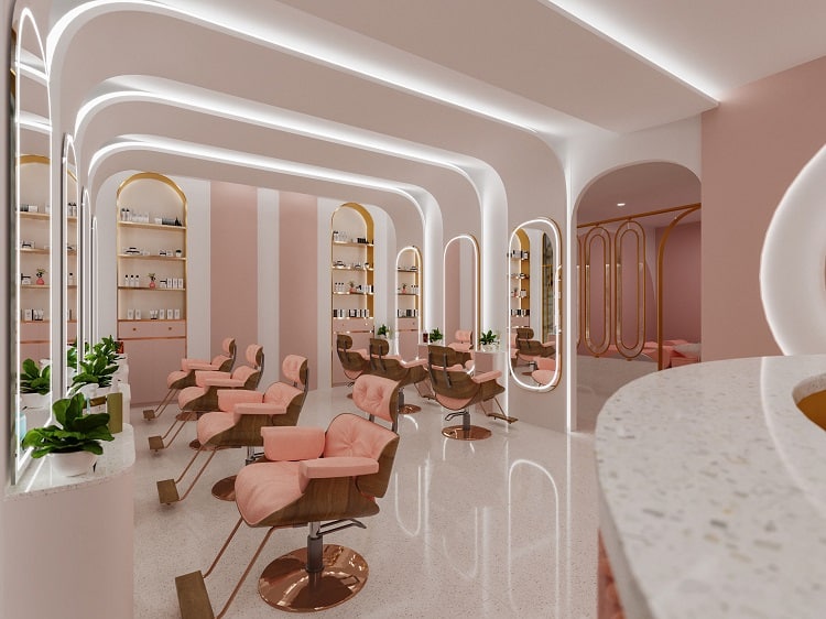 Tận dụng diện tích để salon thông thoáng và dễ di chuyển