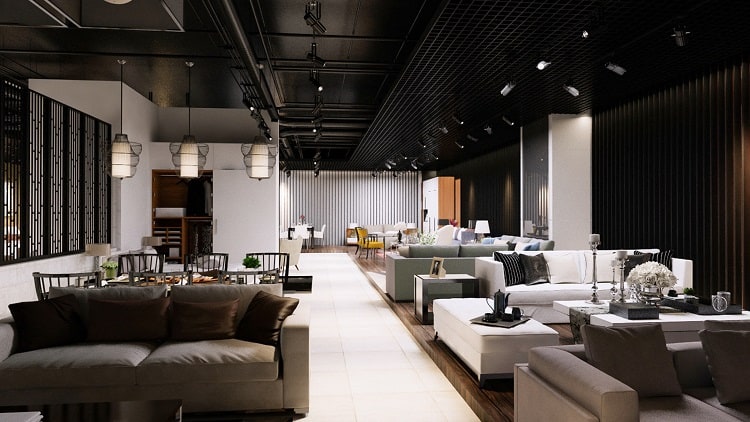 Showroom tạo ấn tượng đầu tiên về thương hiệu