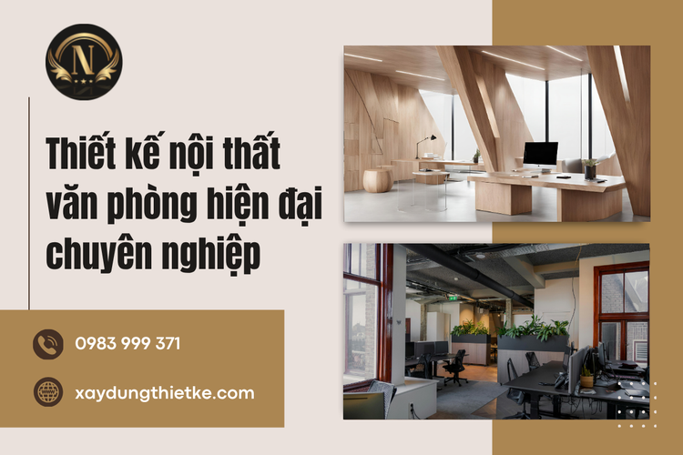 Thiết Kế Nội Thất Văn Phòng Hiện Đại Chuyên Nghiệp – Tối Ưu Không Gian, Nâng Tầm Hình Ảnh Doanh Nghiệp