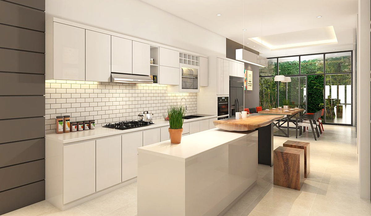 Thiết kế nội thất phòng bếp hiện đại cần ưu tiên công năng