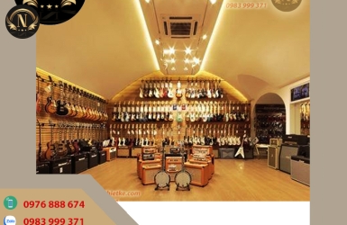 10 Mẫu Thiết Kế Shop Nhạc Cụ Chuyên Nghiệp và Độc Đáo Nhất Hiện Nay
