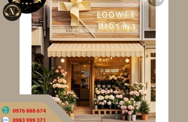 Cách tạo điểm nhấn bằng ánh sáng trong thiết kế shop hoa